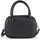 HARPA Schultertasche "TELLIE", Damen, Gr. B/H/T: 9,5cm x 19cm x 25,5cm, schwarz, Lederimitat, unifarben, Taschen Schultertasche, mit drei Hauptfächern
