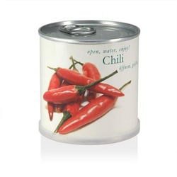 MacFlowers® Anzuchttopf Chili / Peperoni in der Dose beige