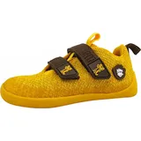 Affenzahn Knit Happy Tiger Jungen Halbschuhe Klett Gelb,