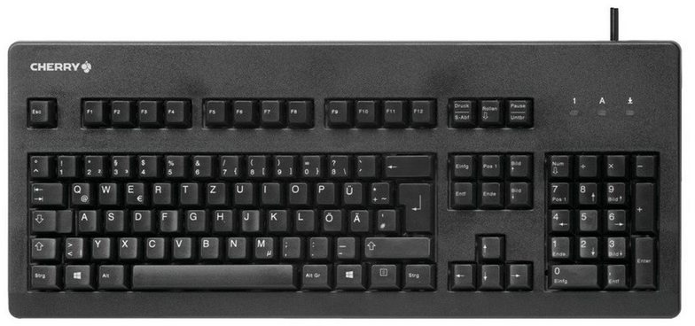 Cherry G80-3000 BLUE SWITCH Tastatur (MX Blue) schwarz