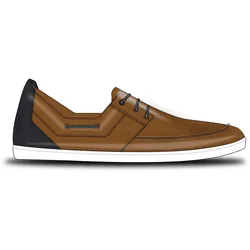 Schuhe Segeln Herren 300 rutschfest braun, blau|braun, 39