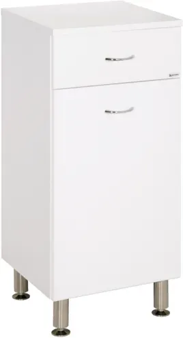 Keramia Pro Badezimmerschrank niedrig 35x79x33,3 cm weiß glanz PRON35K