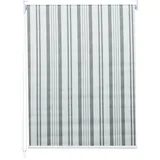 Mendler Rollo HWC-D52, Fensterrollo Seitenzugrollo Jalousie, 110x230cm Sonnenschutz Verdunkelung blickdicht ~ grau/weiß