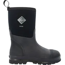 Muck Boots Chore Mid, Unisex-Erwachsene Gummistiefel, Schwarz (Black/Black), 44/45 EU - 44/45 EU