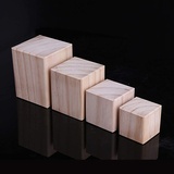 Möbelbeine Holz 4 Stück, Sofabeine, Quadratische Tischbeine Möbelfüsse, DIY Ersatz Möbelfüße, Schrank Schreibtisch Couchtisch Esstisch Möbeler Stützbeine,Wood-4×4×4cm