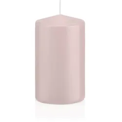 Wiedemann Kerzen Stumpenkerzen Rose Ø 58 x 100 mm, 16 Stück, 33 Brenndauer