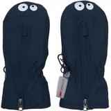 Color Kids Mittens W. Zipper 6480 total eclipse (7850) 6-12M