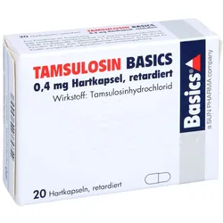 TAMSULOSIN BASICS 0,4 mg Hartkaps.retard. 20 St