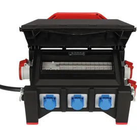 Brennenstuhl Professional Gummi-Baustromverteiler BSV 5-32A FI Typ B 2m H07RN-F 5G6,0 1xCEE32A+2x16A,6x230V