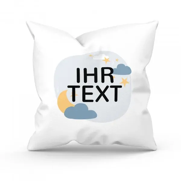 Kissenbezug mit Kindermotiv & individuellem Druck