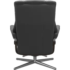 Stressless Mayfair mit Cross Base Leder 83 x 102 x 74 cm grey batick