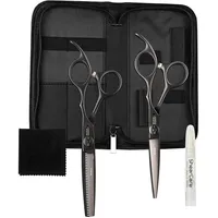 Olivia Garden Xtreme Matt Black 2er Scherenset