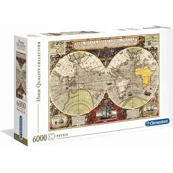 Clementoni 97971 - Puzzle - Antike See-Karte (6000 Teile)