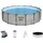 BESTWAY Steel Pro Max Frame Pool Set 488 x 122 cm steinwandoptik inkl. Filterpumpe