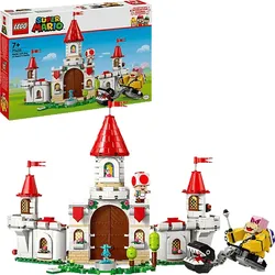 LEGO Super Mario 71435 Showdown mit Roy beim Pilz-Palast Bausatz, Mehrfarbig
