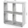 Vicco Raumteiler Tetra 72,6 x 72 x 29 cm Grau