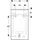 Geberit Option Plus 40x70cm, Alu elox., dir./ind. Beleucht.