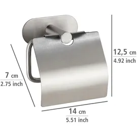 Wenko Toilettenpapierhalter Orea Matt, mit Deckel
