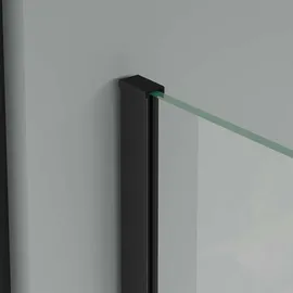 doporro Duschkabine 90x130x195cm Eckdusche Rechts-oder Linkseinstieg ESG-Sicherheitsglas Klarglas Soft-Close inkl. Nano-Beschichtung