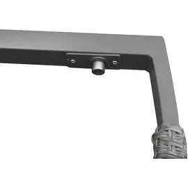bellavista - Home & Garden® Dallas Hochlehner 57 x 64 x 109 cm grau 2 St.