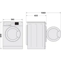 Bauknecht BBM118X3SKDE Wärmepumpentrockner 8kg Wäschetrockner Trockner EEK: