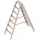 Layher Stufenstehleiter Topic 1043 2 x 7 Sprossen 1043007