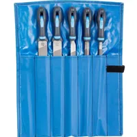 Pferd Werkstattfeilen-Set 5-tlg. in Rolltasche 300mm Hieb 1 für