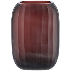 Peill+Putzler Vase , rot , Glas  , Maße (cm): B: 15 H: 21 T: 15
