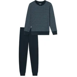 SCHIESSER Uncover by Basic - Schlafanzug (40 Blau)