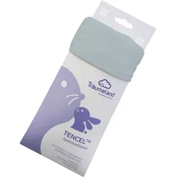 Bettlaken TRÄUMELAND "hochwertiges Spannbetttuch aus Tencel", blau (ozeanblau), B:40cm L:90cm, Tencel, Obermaterial: 100% Lyocell (TENCEL), Laken, Tencel sorgt für ein besonders trockenes, gesundes Schlafklima