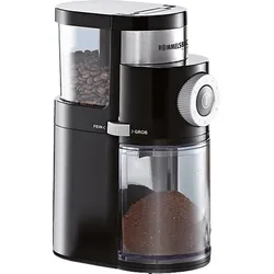 ROMMELSBACHER EKM 200 Kaffeemühle Schwarz 110 Watt, Scheibenmahlwerk