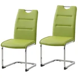 Hti-Living Schwingstuhl DannyC PU Grün
