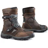 FORMA Adventure Low Dry wasserdichte Motorradstiefel, braun, Größe 43