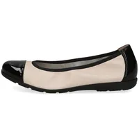 CAPRICE Ballerina in CREAM/BLACK | 39