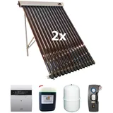 Röhrenkollektor VRK 15 Premium + Solarpaket 2, 2 Kollektoren Gesamtfläche: 5,26