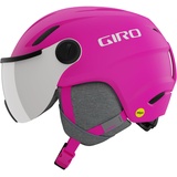 Giro Unisex Jugend Snow Buzz MIPS Skihelme, Matte Bright Pink Silv Flash22, XS