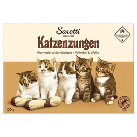 Sarotti Katzenzungen Vollmilchschokolade 10 Packungen 100 g