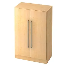HAMMERBACHER Aktenschrank 7550 CE, V7550/3/3/CE ahorn 2 Fachböden 80,0 x 42,0 x 127,0 cm