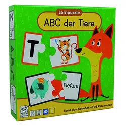 Abc der Tiere - Lernpuzzle, 52 Teile
