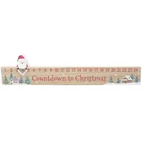 Weihnachten Advent Kalender Holz Countdown Tafel Mit Santa Marker