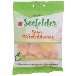 SEEFELDER saure Pfirsichherzen KDA 100 g Bonbons