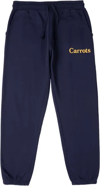 Carrots Wordmark Jogginghose Blau