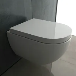 Alpenberger WC mit WC-Sitz Soft-Close - Spülrandlos mit Lotuseffekt - Toilette Bad