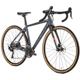 Airtracks Herren Gravel Bike 28 Zoll Gravel Fahrrad Sterrato 7.0 Shimano 2 x 10 Gang GRX-400 - UD Carbon Gabel - Rahmenhöhen 52cm und 55cm - Modell 2023 (55cm (Körpergröße 175-188cm))