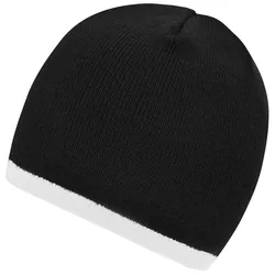 Beanie Kontrast "MB7584" - black/white