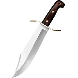 Wild West Bowie Messer mit traditioneller Scheide