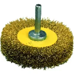 Rundbürste Messing gewellt 60x6mm