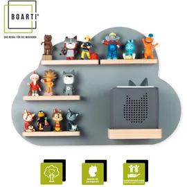 BOARTI Kinderregal Wolke Holz grau