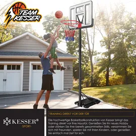 Kesser Basketballkorb Premium weiß 230 - 305 cm