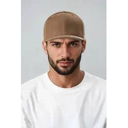Klassischer Snapback - Tan - Mann - TeeShoppen